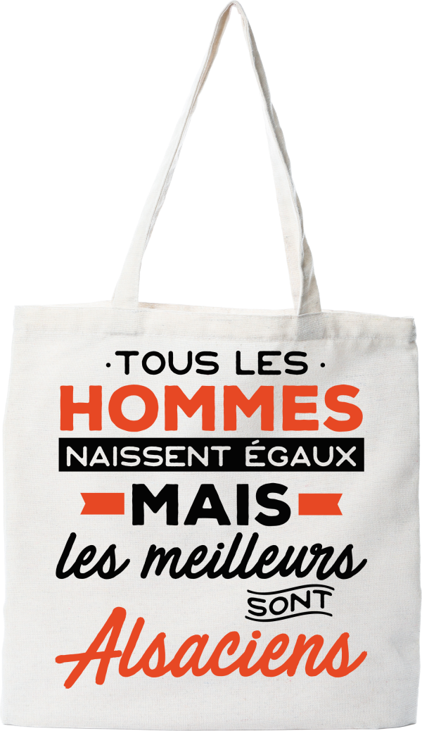 Tote bag coton recycle les meilleurs sont alsaciens