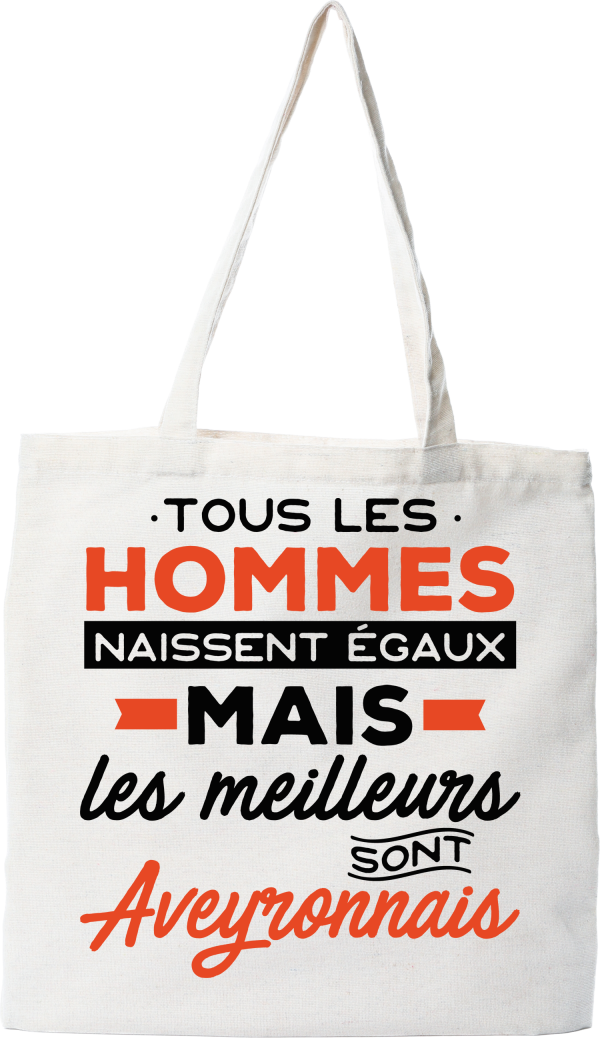 Tote bag coton recycle les meilleurs sont aveyronnais