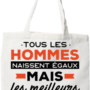 Tote bag coton recycle les meilleurs sont bourbonnais