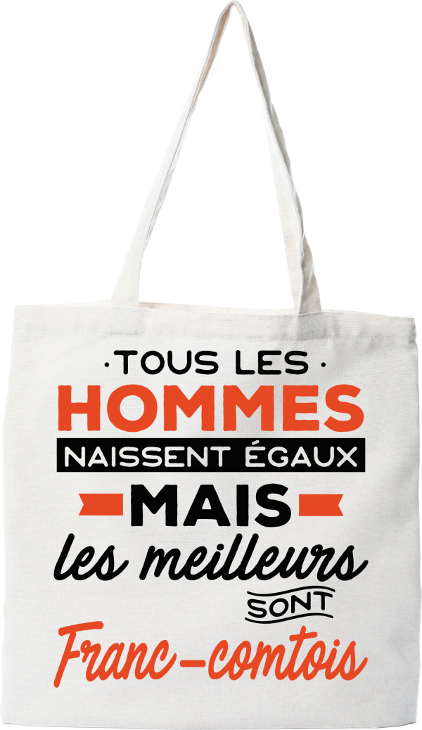 Tote bag coton recycle les meilleurs sont franc comtois