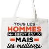 Tote bag coton recycle les meilleurs sont nord pas de calaisiens