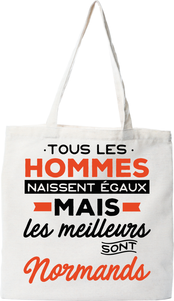 Tote bag coton recycle les meilleurs sont normands