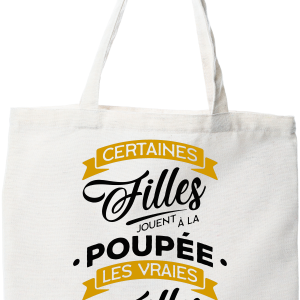 Tote bag coton recycle les vraies font du judo