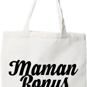 Tote bag coton recycle maman bonus