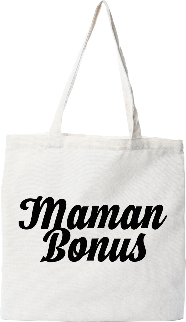 Tote bag coton recycle maman bonus