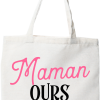 Tote bag coton recycle maman ours