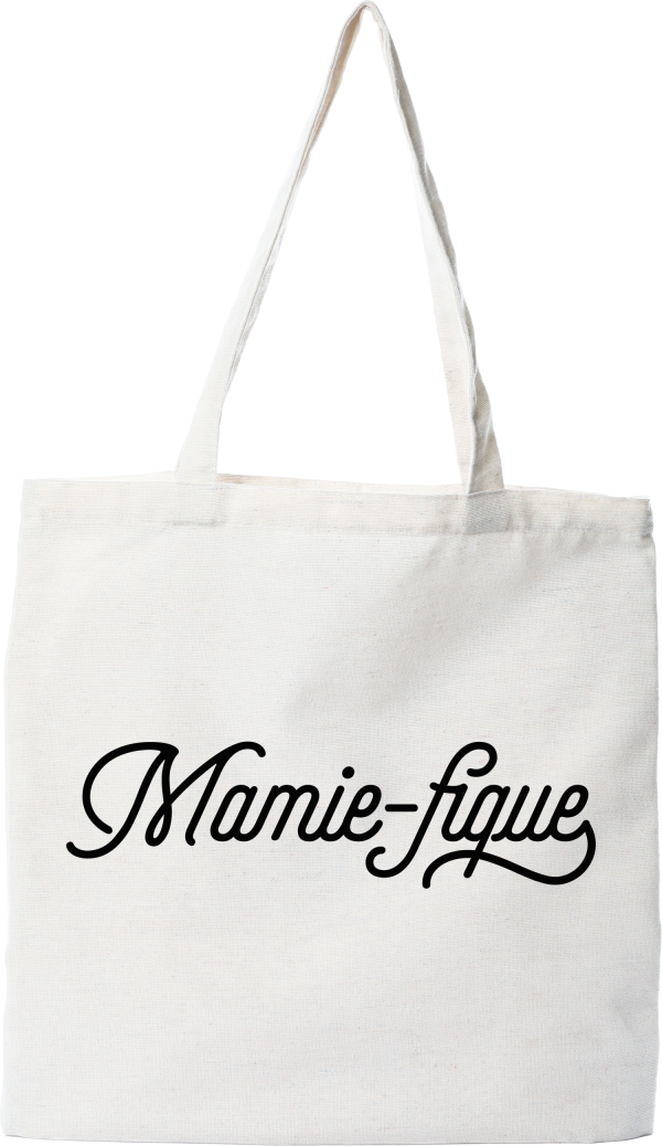 Tote bag coton recycle mamie-fique