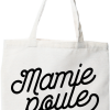 Tote bag coton recycle mamie poule