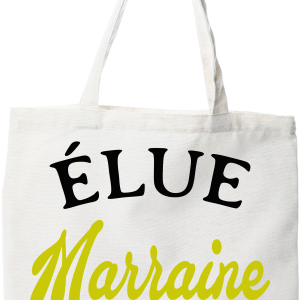 Tote bag coton recycle marraine de l_annee