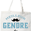 Tote bag coton recycle meilleur gendre du monde