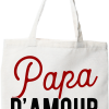 Tote bag coton recycle papa d_amour