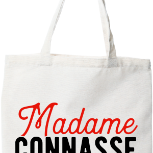 Tote bag coton recycle pas cher madame connasse