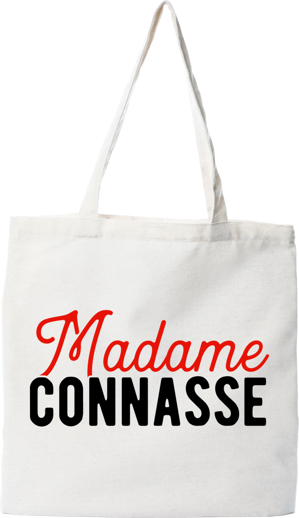 Tote bag coton recycle pas cher madame connasse