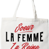 Tote bag coton recycle soeur la legende
