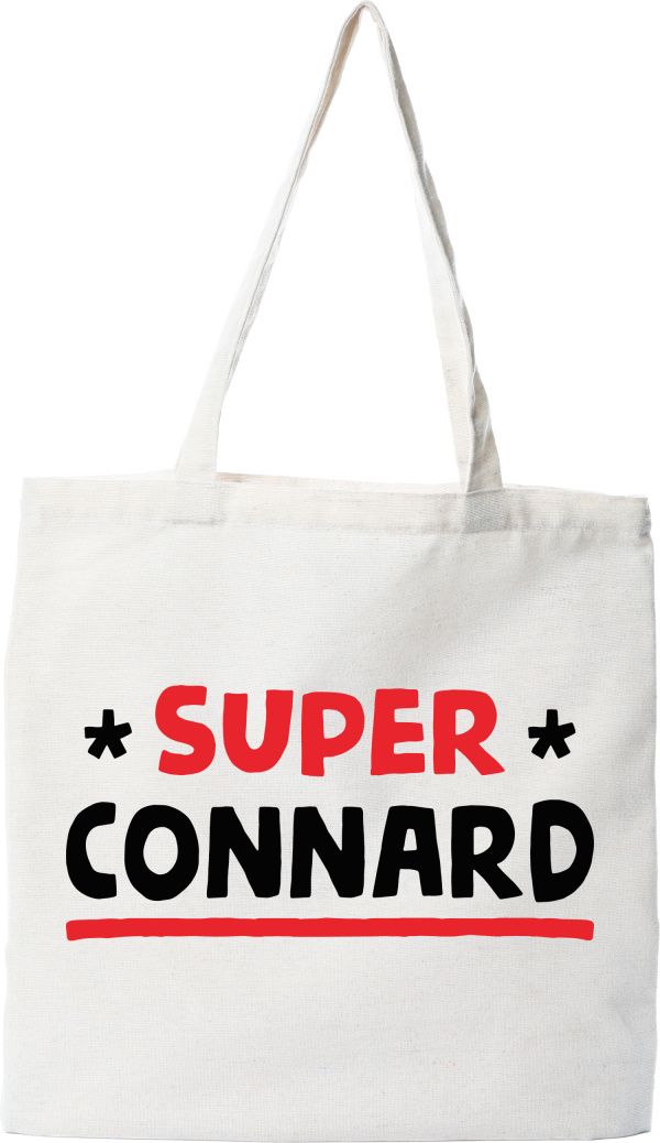 Tote bag coton recycle super connard