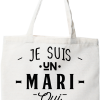 Tote bag coton recycle un mari qui dechire