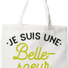 Tote bag coton recycle une belle-soeur qui dechire