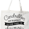 Tote bag coton recycle une paire de chaussure