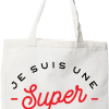 Tote bag coton recycle une super animatrice
