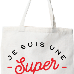 Tote bag coton recycle une super animatrice