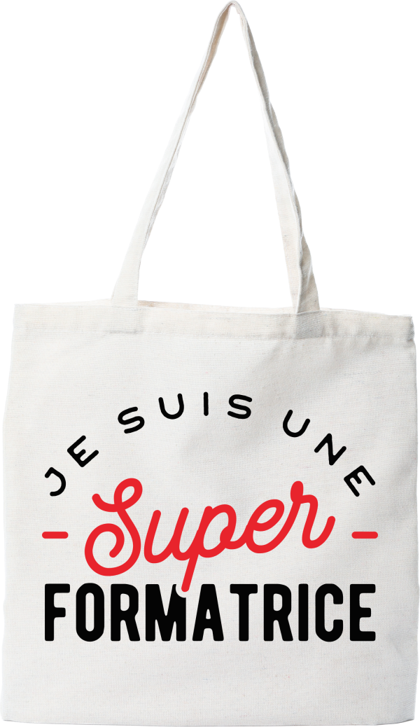 Tote bag coton recycle une super formatrice