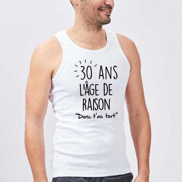 Debardeur Homme Anniversaire 30 ans