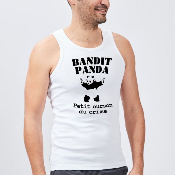 Debardeur Homme Bandit panda