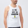 Debardeur Homme Ce mec veut un pastis