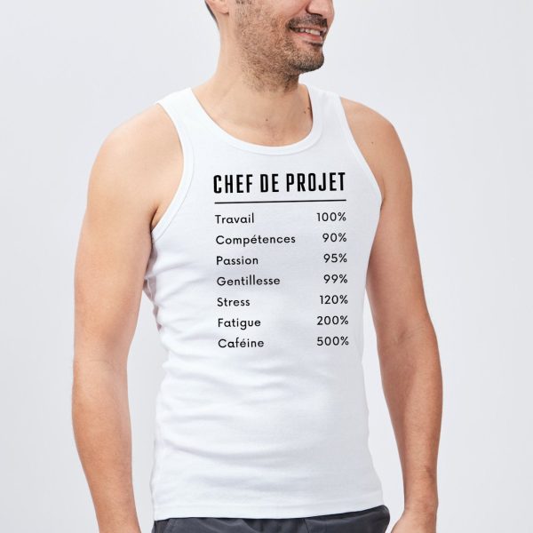 Debardeur Homme Chef de projet