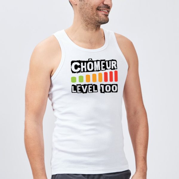 Debardeur Homme Chomeur level 100