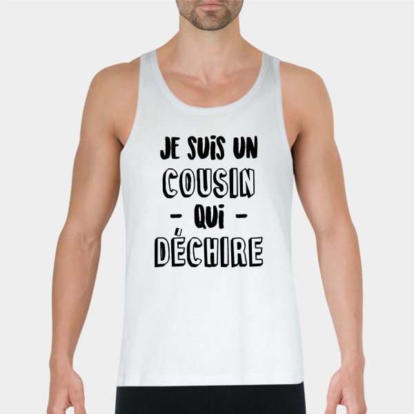 Debardeur Homme Cousin qui dechire