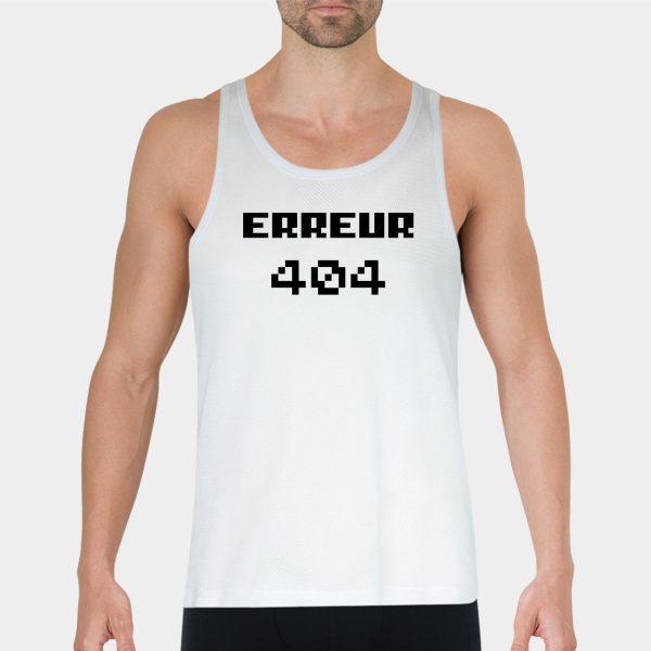 Debardeur Homme Erreur 404