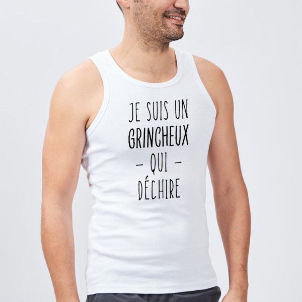 Debardeur Homme Grincheux qui dechire