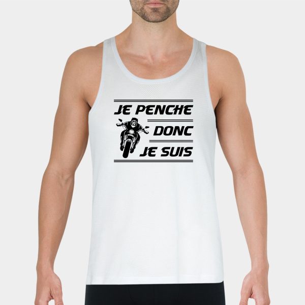 Debardeur Homme Je penche donc je suis