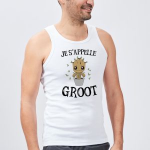 Debardeur Homme Je s’appelle Groot