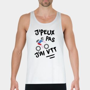 Debardeur Homme J’peux pas j’ai VTT