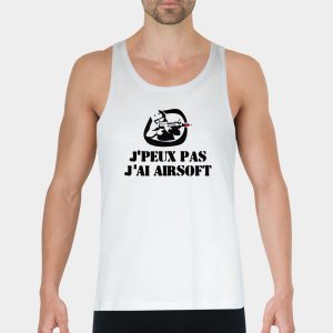 Debardeur Homme J’peux pas j’ai airsoft