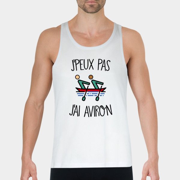 Debardeur Homme J’peux pas j’ai aviron