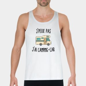 Debardeur Homme J’peux pas j’ai camping-car