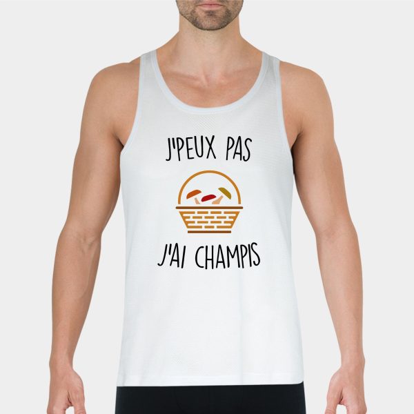 Debardeur Homme J’peux pas j’ai champignons