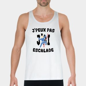 Debardeur Homme J’peux pas j’ai escalade