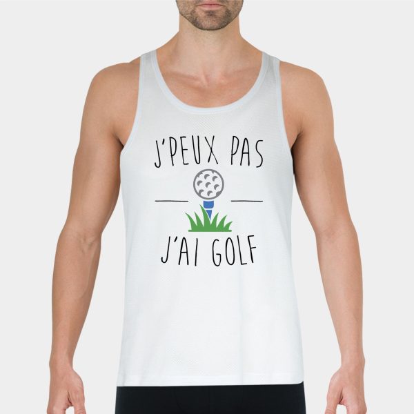 Debardeur Homme J’peux pas j’ai golf