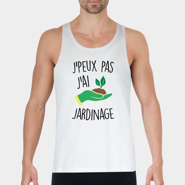 Debardeur Homme J’peux pas j’ai jardinage