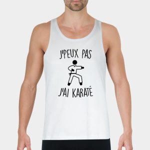 Debardeur Homme J’peux pas j’ai karate