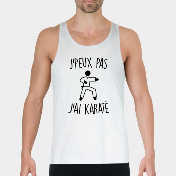 Debardeur Homme J’peux pas j’ai karate