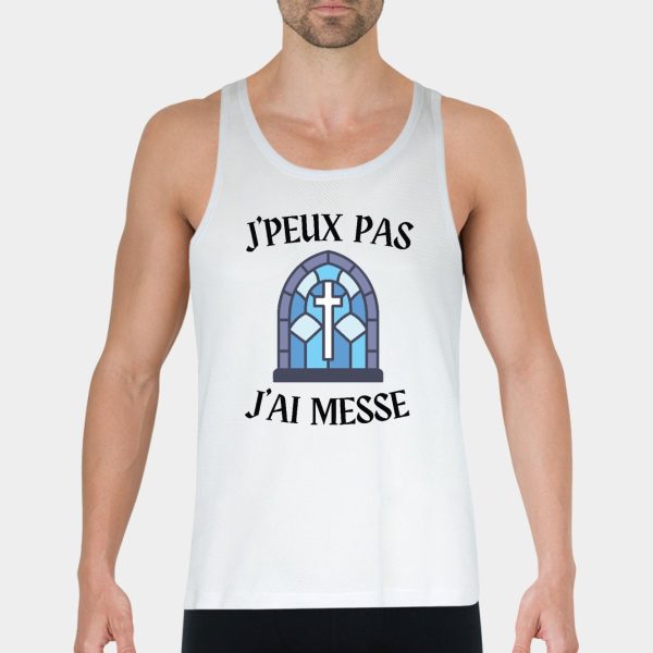 Debardeur Homme J’peux pas j’ai messe