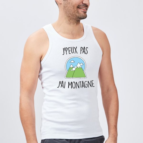 Debardeur Homme J’peux pas j’ai montagne