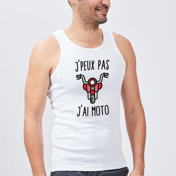 Debardeur Homme J’peux pas j’ai moto