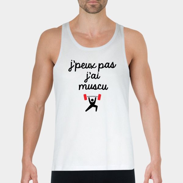 Debardeur Homme J’peux pas j’ai muscu