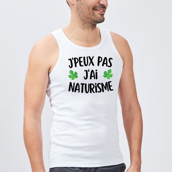 Debardeur Homme J’peux pas j’ai naturisme